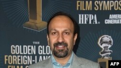 Iranian director Asghar Farhadi in Hollywood earlier this month.