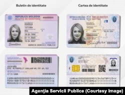 Într-o imagine publicată de ASP, sunt prezentate diferențele dintre buletinul de identitate și cartea de identitate de tip european.