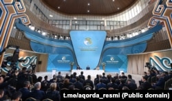 Ұлттық құрылтайдың бесінші отырысы. Қызылорда, 20 қаңтар, 2026 жыл. Ақорданың баспасөз қызметі таратқан фото