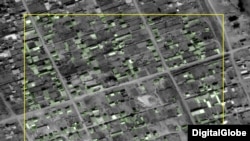 Снимок объекта в Ашгабате со спутника.