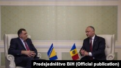 Predsjedavajući Predsjedništva BiH Milorad Dodik i predsjednik Republike Moldavije Igor Dodon
