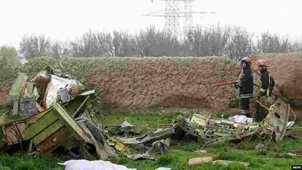 Iran – A rescue helicopter crashed in northeast city of Mashhad, 14Nov2012