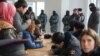 Российские силовики прервали заседание «Крымской солидарности» и устроили неожиданную проверку документов. Судак, 27 января 2018 года