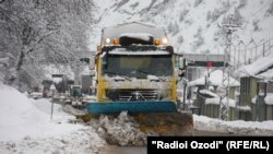Қитъаи роҳи Душанбе-Хуҷанд. Акс аз 11 январи соли 2019 
