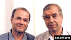  علی مددی (راست) در کنار منصور اسانلو