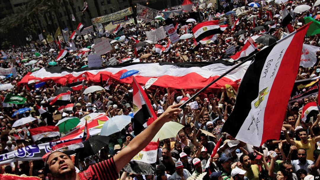 Протестующие на площади Тахрир в Каире, 29 июля 2011