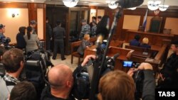 Во время оглашения приговора обвиняемым по делу о теракте в аэропорту "Домодедово" 