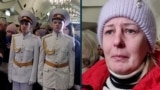 Ukraine - Residents of Kharkiv gathered in a subway station to honor fallen soldiers on the third anniversary of the invasion. screen grab