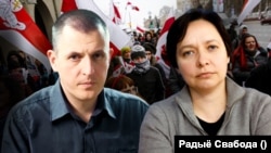 Цімох Акудовіч і Вольга Лойка. Каляж. 