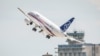 Rusian Sukhoi Superjet 100 airliner takes off for an exhibition flight on July 18, 2017 during the opening day of the annual air show MAKS 2017 in Zhukovsky, some 40 km outside Moscow.