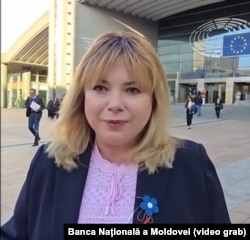 Captură de pe un video publicat pe pagina de Facebook a Băncii Naționale în care guvernatoarea BNM, Anca Dragu, anunță despre aderarea R. Moldova la SEPA, Bruxelles, 6 martie 2025.