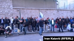 Protest demobilisanih boraca u Sarajevu, foto arhiva