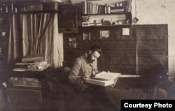 Ofițer român la Dänholm-Stralsund (Foto: Expoziția Marele Război, 1914-1918, Muzeul Național de Istorie a României)