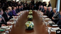 Зустріч президента США і лідерів Латвії, Литви й Естонії, Вашингтон, США, 3 квітня 2018 року 