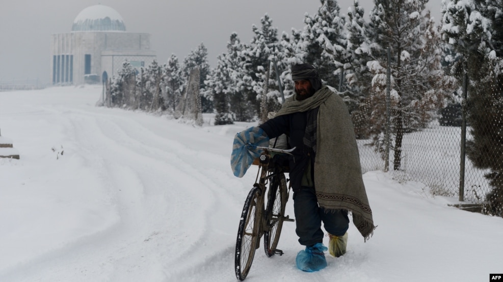 Heavy snow was also reported in the Afghan capital of Kabul, where the government said it had closed its offices.