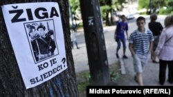 Bosnia-Herzegovina - Protest against violence in Sarajevo, 9May.2012.
