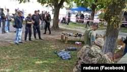 Місце вибуху в Чернігові, від якого постраждали загалом 15 осіб, більшість із них діти. Чернігів, 3 вересня 2022 року 