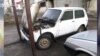 Armenia - A car belonging to the "Syuniats Yerkir" newspaper pictured after being set on fire, Kapan, February 5, 2019.