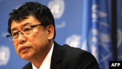 North Korean Ambassador to the United Nations Kim In Ryong suggested Washington and Seoul were behind the allegation.