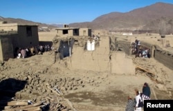 The site of a bomb blast in Sayad Abad district, Wardak province in 2013.