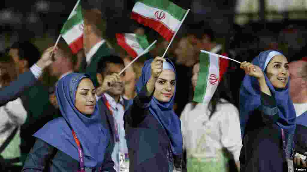 رژه ورزشکاران ایرانی 