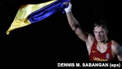 Український боксер Олександр Усик на Олімпійських іграх у Лондоні, 11 серпня 2012 року 