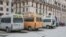 Маршруткі ў Менску. Архіўнае фота