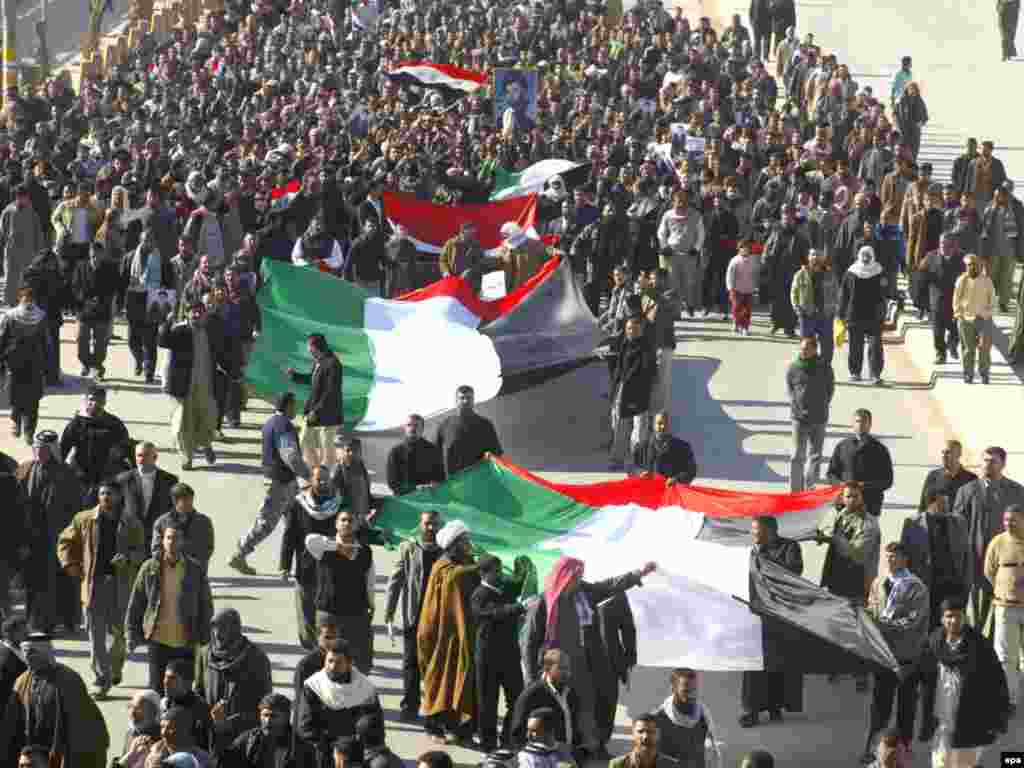 Irak - Anti-Izrealske demonstracije u Bagdadu.