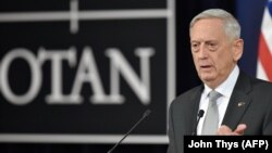 Ministrul american al apărării James Mattis la regiunea de la Bruxelles