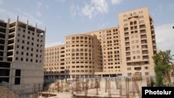 Armenia -- New apartment blocks constructed in Yerevan.