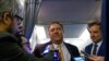 U.S. Secretary of State Mike Pompeo speaks with the press on as he flies to the Middle East on January 7, 2019. - Pompeo will tour Middle East capitals next week in an effort to shore up crucial alliances.