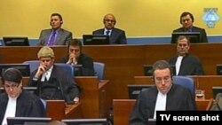 Ante Gotovina, Mladen Markač i Ivan Čermak u sudnici Tribunala, 30 avgust 2010