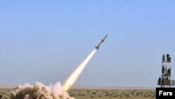 Images purporting to show Iran's IRGC test of short-range missiles on September 27