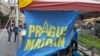 A Prague Maidan stand in the center of Prague (file photo) 