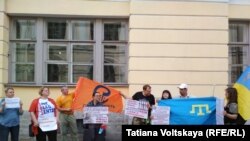 Акция в поддержку Сенцова в Петербурге