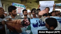 პაკისტანში გამართული საპროტესტო მსვლელობა