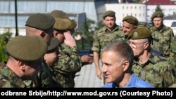  Ministar odbrane Nebojša Stefanović i načelnik Generalštaba Vojske Srbije general Milan Mojsilović u poseti jedinicama vojske na jugu Srbije - 26. septembra 2021. godine