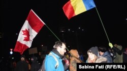 Hökümete garşy protest, Buharest, 10-njy fewral, 2017
