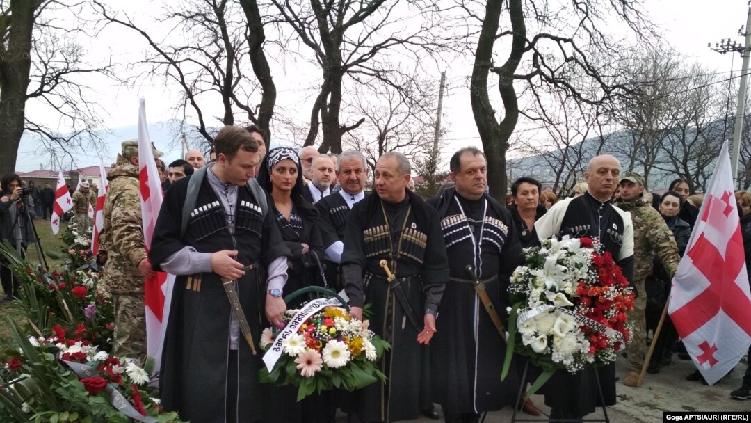 Церемония похорон Арчила Татунашвили