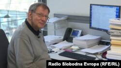 Omer Karabeg, autor dijaloške emisije Most na Radiju Slobodna Evropa, 24. april 2019. 