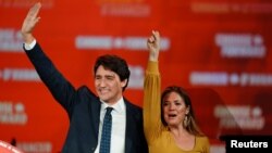 Kanadski premijer Justin Trudeau sa suprugom Sophie Gregoire Trudeau