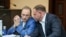 Андрій Єрмак і його адвокат Ігор Фомін на засіданні суду, 12 травня 2026 року