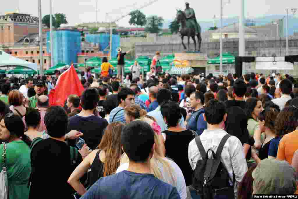 Протест против полициска бруталност - протест 