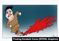 Karikaturista Predrag Koraksić Corax stalni je saradnik Radija Slobodna Evropa i jednom sedmično objavljujemo njegov komentar političkog života Srbije bez riječi.