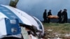 محل سقوط هواپیمای مسافربری در لاکربی. ۲۲ دسامبر ۱۹۸۸