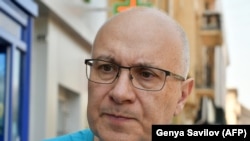 Российский журналист Матвей Ганапольский, переехавший в Украину в 2015 году. Киев, 31 мая 2018 года.