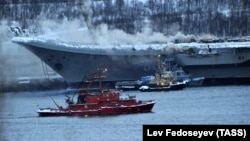 Пожар на авианосце "Адмирал Кузнецов", 12 декабря