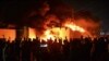 معترضان کنسولگری ایران در نجف را به آتش کشیدند