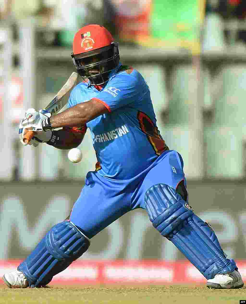 Mohammad Shahzad, an Afghan opener, played well against South Africa at the Wankhede Cricket Stadium in Mumbai on March 20.