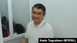 47-летний предприниматель Искандер Еримбетов на судебном заседании по делу "о мошенничестве". Алматы, 15 августа 2018 года.